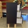 Stout Shallow Black 3-Drawer Side Dresser