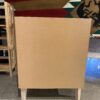 Stout Shallow Black 3-Drawer Side Dresser