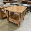 BASSETT Light Wood Mission Style End Table