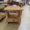 BASSETT Light Wood Mission Style End Table