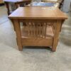 BASSETT Light Wood Mission Style End Table