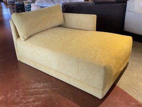 JOYBIRD Maurice Sunshine Yellow Single Arm Chaise