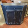 Wee Black Trapezoidal Single Drawer Cabinet