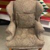 Succulents Floral Wingback Armchair