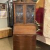 Tall Vintage Secretary Desk w/ Original Hardware & Key