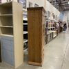 Rolling Carved Oak Armoire (No Shelves)