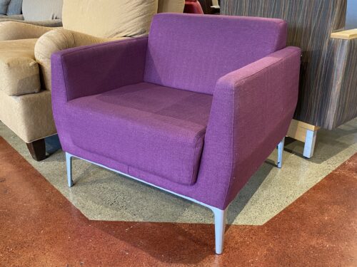 STEELCASE Coalesse Witchy Purple Lounge Chair