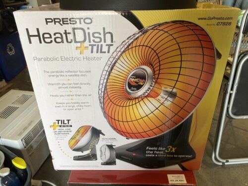 NEW! PRESTO Heat Dish Parabolic Electric Heater
