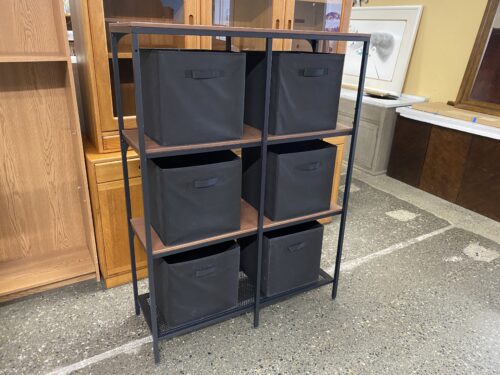 IKEA Ikea Fjallbo Industrial 3-Tier Display Shelf w/ Baskets