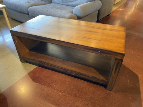 Lightweight Wood Open Coffee Table