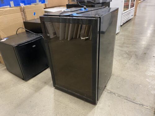 MAGIC CHEF Black with Sephia Door Wine Fridge  Model #MCWC52B