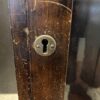 Right Hinged One Door Glass Display Cabinet on Wheels