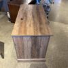 Two Drawer Executive Desk - Rustic Wood
