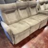 PALLISER Tan Three Seater Recliner with Touch Sensor Button
