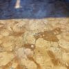 Unique Antique Buffet with Marble Top and Mirrored/Glass Display Compartment