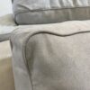 Light Beige Suede Loveseat