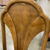 HENREDON Gloss Walnut Shell Dining Chair Set of 6