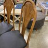 HENREDON Gloss Walnut Shell Dining Chair Set of 6