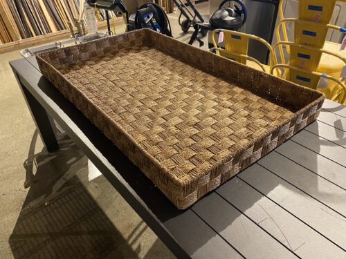 BALLARD DESIGNS Large Rectangular Woven Basket