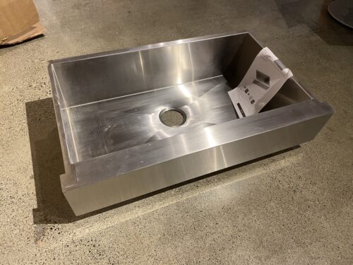 KOHLER Vault 35.5" Single Basin Under-Mount Stainless Steel Sink