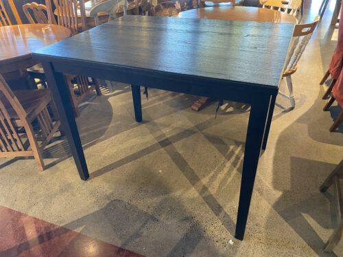 Sleek Black Wood Bar Table