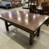 MISSION Dark Wood Dining Table