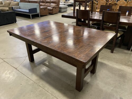 MISSION Dark Wood Dining Table