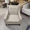 NATHAN ANTHONY Beige Waves Sloped Armchair