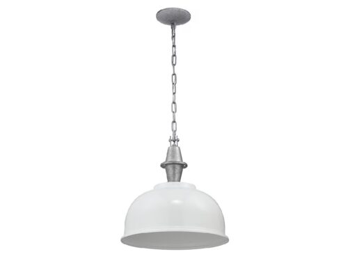 NEW! PROGRESS LIGHTING Impress Pendant Light in Antique White