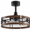 NEW! 20" Ceiling Fan w/ Light Model #34004-BK