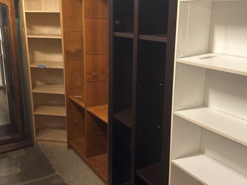 Chocolate Brown Dual Adjustable Shelf Bookcase