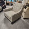 NATHAN ANTHONY Beige Waves Sloped Armchair