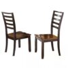 NEW! STEVE SILVER Abaco Brown Chair Set (2)