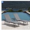 NEW! SUNVILLA Commercial Sling Wave Chaise Lounge - 2 Pack