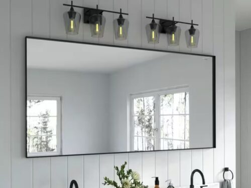 NEW! TOOLKISS 72" x 36" Aluminum Framed Wall Mirror