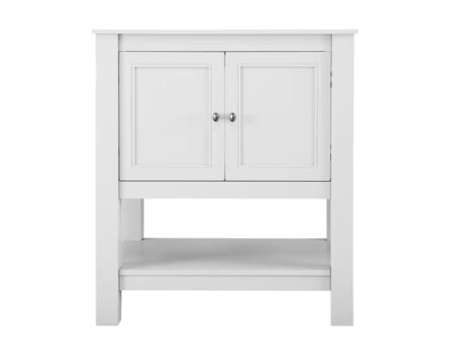 NEW! FOREMOST Gazette White Bathroom Vanity (No Top)