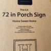Home Sweet Home Porch Sign 72 inch (Bellevue Store)