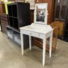 Simple White 1 Drawer Vanity Desk