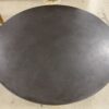 RESTORATION HARDWARE Otto Round 60" Coffee Table in Black Waxed Concrete