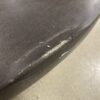 RESTORATION HARDWARE Otto Round 60" Coffee Table in Black Waxed Concrete