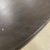 RESTORATION HARDWARE Otto Round 60" Coffee Table in Black Waxed Concrete