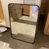 Black Metal Framed Medicine Cabinet