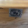 Made in Mexico High Back Wooden Storage Bench