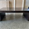Dark Brown Modern Wooden Coffee Table