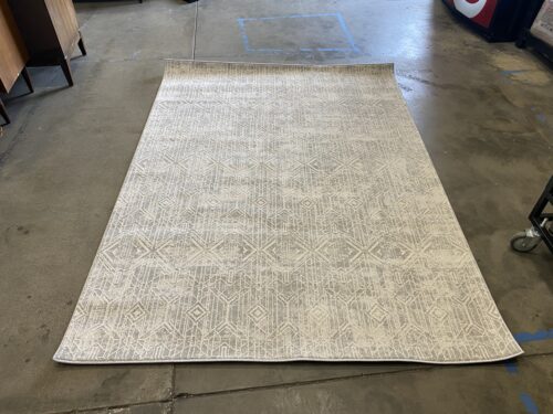 NEW! GERTMENIAN Eden White Geometric Area Rug