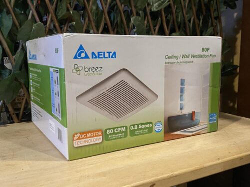 DELTA Ceiling/Wall Ventilation Fan Model #80F