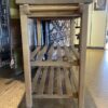 Ash Blonde 1-Drawer Rolling Kitchen Cart