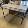 Hilton Grey and White Wood Desk