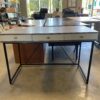Hilton Grey and White Wood Desk
