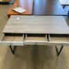 Hilton Grey and White Wood Desk